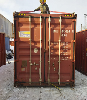 Продаем морской контейнер 40 футов б/у на терминале в Москве!✨